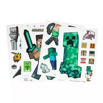 Merchandise razno - Minecraft Window Cling Decals