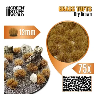 Warhammer pribor i oprema - Grass TUFTs XXL 12mm - DRY BROWN