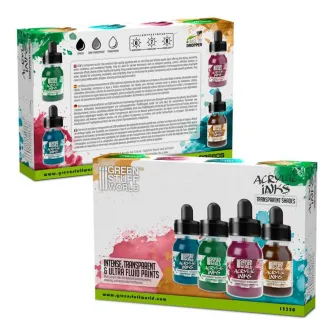 Warhammer boje - Acrylic Inks Set - Transparent Shades (x4)