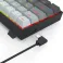 Fizz K617 RGB black, Wired Keyboard, Magnetic