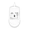K1NG 1K Wired Gaming Mouse White