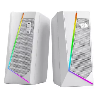 Zvučnici za kompjuter - Anvil GS520 RGB Gaming Speaker 2.0 - White