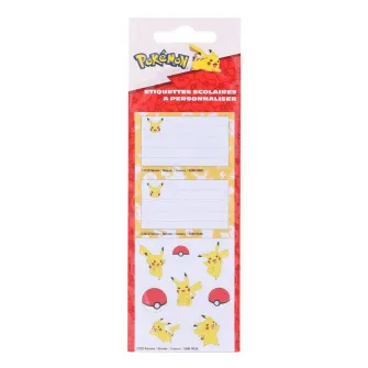 Merchandise razno - Pokemon - Pikachu School Sticers Label