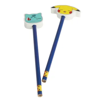 Notesi i olovke - Pokemon - Pikachu & Bulbasaur - 2 Pencils With Eraser