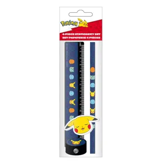 Notesi i olovke - Pokemon - Pikachu Stationery 4 in 1 Set