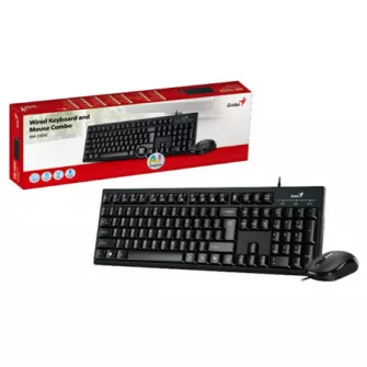 Kompleti - Genius KM-100SE, BLK, USB, US