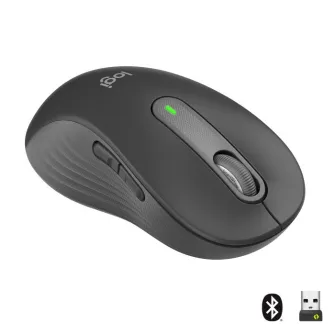 Kancelarijski miševi - Logitech M650 L Wireless Mouse Graphite, Left