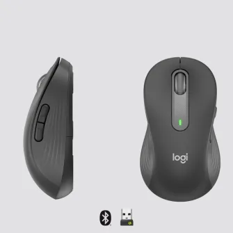 Kancelarijski miševi - Logitech M650 L Wireless Mouse Graphite, Left