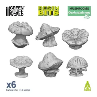 Warhammer pribor i oprema - 3D Printed Plants -  CHUNKY MUSHROOMS XL
