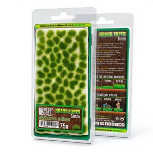 Grass TUFTs XXL 6mm - REALISTIC GREEN