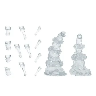 Warhammer pribor i oprema - 3D Printed - Special Effects - Modular Clear Ring Smoke Trails