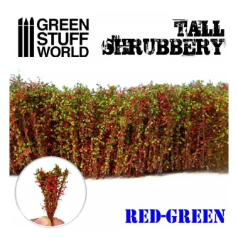 Warhammer pribor i oprema - Tall Shrubbery - Red/Green