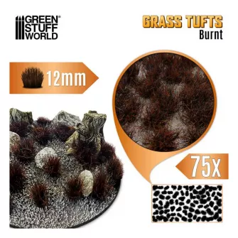 Warhammer pribor i oprema - Grass TUFTs XXL 12mm - BURNT