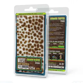 Warhammer pribor i oprema - Grass TUFTs XXL 2mm Dry Brown