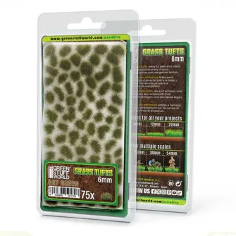 Warhammer pribor i oprema - Grass TUFTs XXL 6mm - DRY GREEN