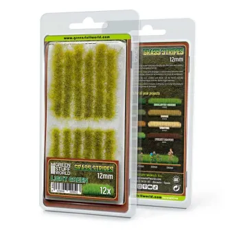 Warhammer pribor i oprema - Grass STRIPES 12mm - LIGHT GREEN