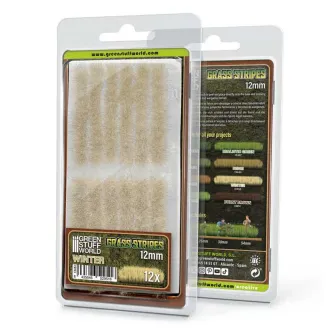 Warhammer pribor i oprema - Grass STRIPES 12mm - WINTER