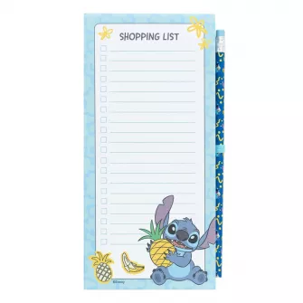 Notesi i olovke - Lilo & Stitch - Stitch Tropical Magnetic Shoping List + Pencil