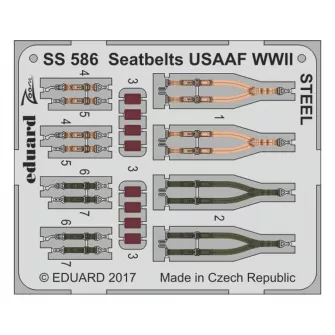 Pribor i oprema za makete - 1:72 Seatbelts USAAF WWII - Steel