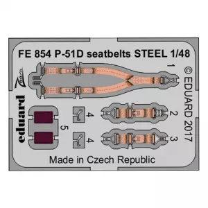 1:48 P-51D Seatbelts - Steel