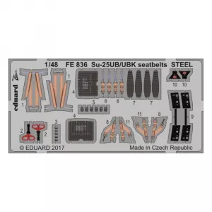 1:48 Su-25UB/UBK Seatbelts - Steel