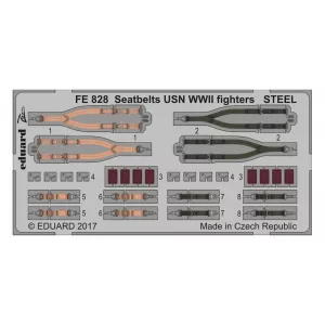 1:48 Seatbelts USN WWII Fighters - Steel