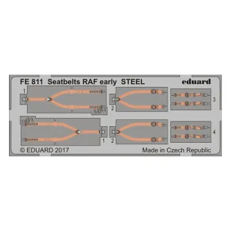 Pribor i oprema za makete - 1:48 Seatbelts RAF Early - Steel