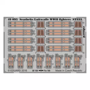 1:48 Seatbelts Luftwaffe WWII fighters - Steel
