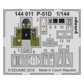 Pribor i oprema za makete - 1:144 P-51D