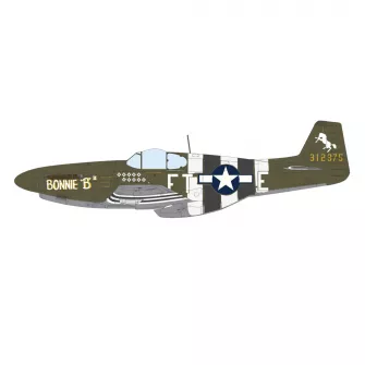 Avioni i helikopteri - 1:48 P-51B/C Mustang With Dorsal Fin