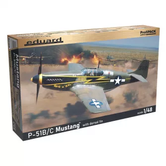 Avioni i helikopteri - 1:48 P-51B/C Mustang With Dorsal Fin
