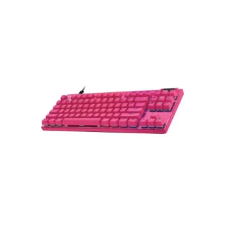 Gejmerske tastature - Logitech G PRO X TKL Rapid Gaming Keyboard, Pink, US