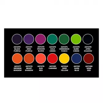 Boje za makete - High Pigmentation Set 14 Colors 3gen