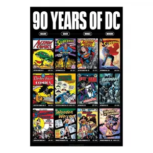 Merchandise razno - DC Comics 90 Years Of DC Art Print