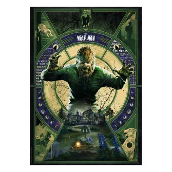 Merchandise razno - Universal Monsters Wolfman Print