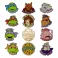 Teenage Mutant Ninja Turtles Mystery Pin Badge CDU Blind Boxe