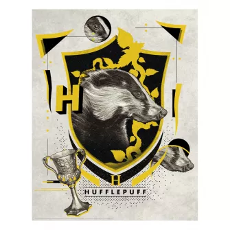 Merchandise razno - Harry Potter Art Print : Hufflepuff Crest