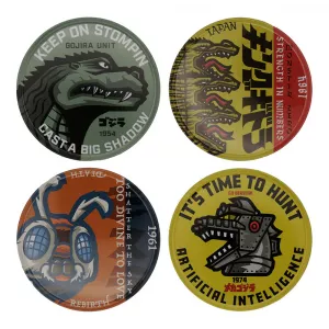 Merchandise razno - Godzilla Set of 4 Printed Coasters