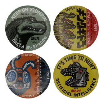 Merchandise razno - Godzilla Set of 4 Printed Coasters