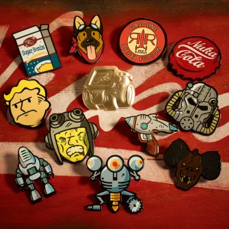 Merchandise razno - Fallout Mystery Pin Badge CDU Blind Boxe