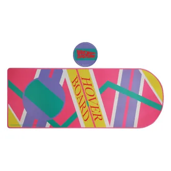 Podloge za miševe - Back to the Future XL Hoverboard Desk Pad and Coaster Set