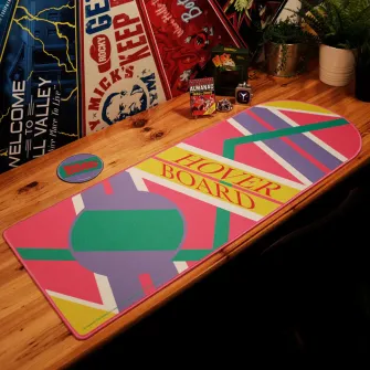 Podloge za miševe - Back to the Future XL Hoverboard Desk Pad and Coaster Set