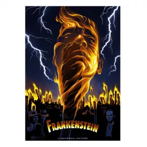 Merchandise razno - Universal Monsters Art Print Frankenstein Limited Edition (42 x 30 cm)