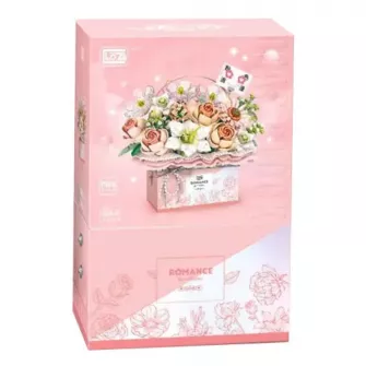 Kockice za sklapanje - Loz - Flower Gift Box Pink