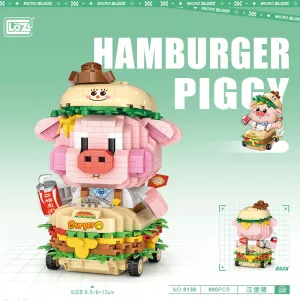 Kockice za sklapanje - Loz - Hamburger Pig