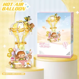 Kockice za sklapanje - Loz - Hot Air Balloon Girl