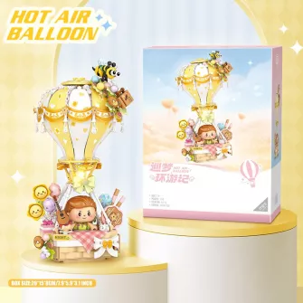 Kockice za sklapanje - Loz - Hot Air Balloon Girl