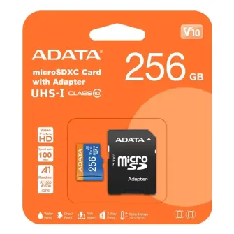 Memorijske kartice - Premier Micro SD kartica 256GB + adapter UHS-I Class 10 AUSDX256GUICL10A1-RA1