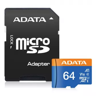 Memorijske kartice - Premier Micro SD kartica 64GB + adapter UHS-I Class 10 AUSDX64GUICL10A1-RA1