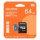 Premier Micro SD kartica 64GB + adapter UHS-I Class 10 AUSDX64GUICL10A1-RA1